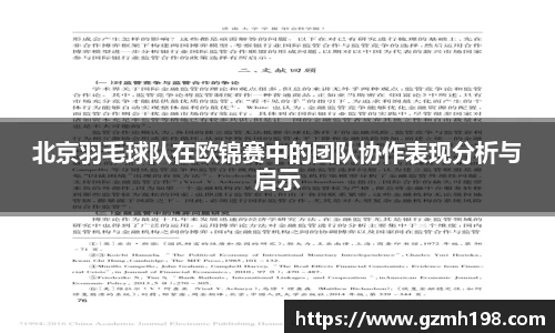 北京羽毛球队在欧锦赛中的团队协作表现分析与启示